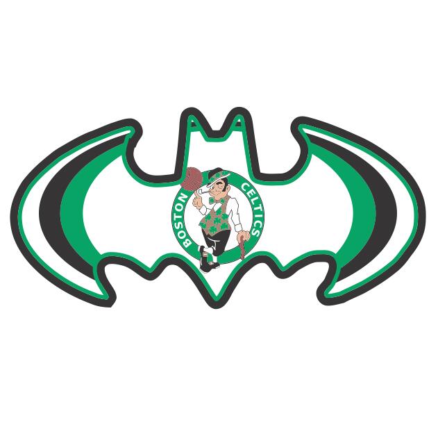 Boston Celtics Batman Logo iron on transfers